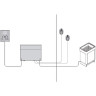 Блок управления HARVIA XENIO CX110C COMBI для электрокаменок с парогенератором CX110400C